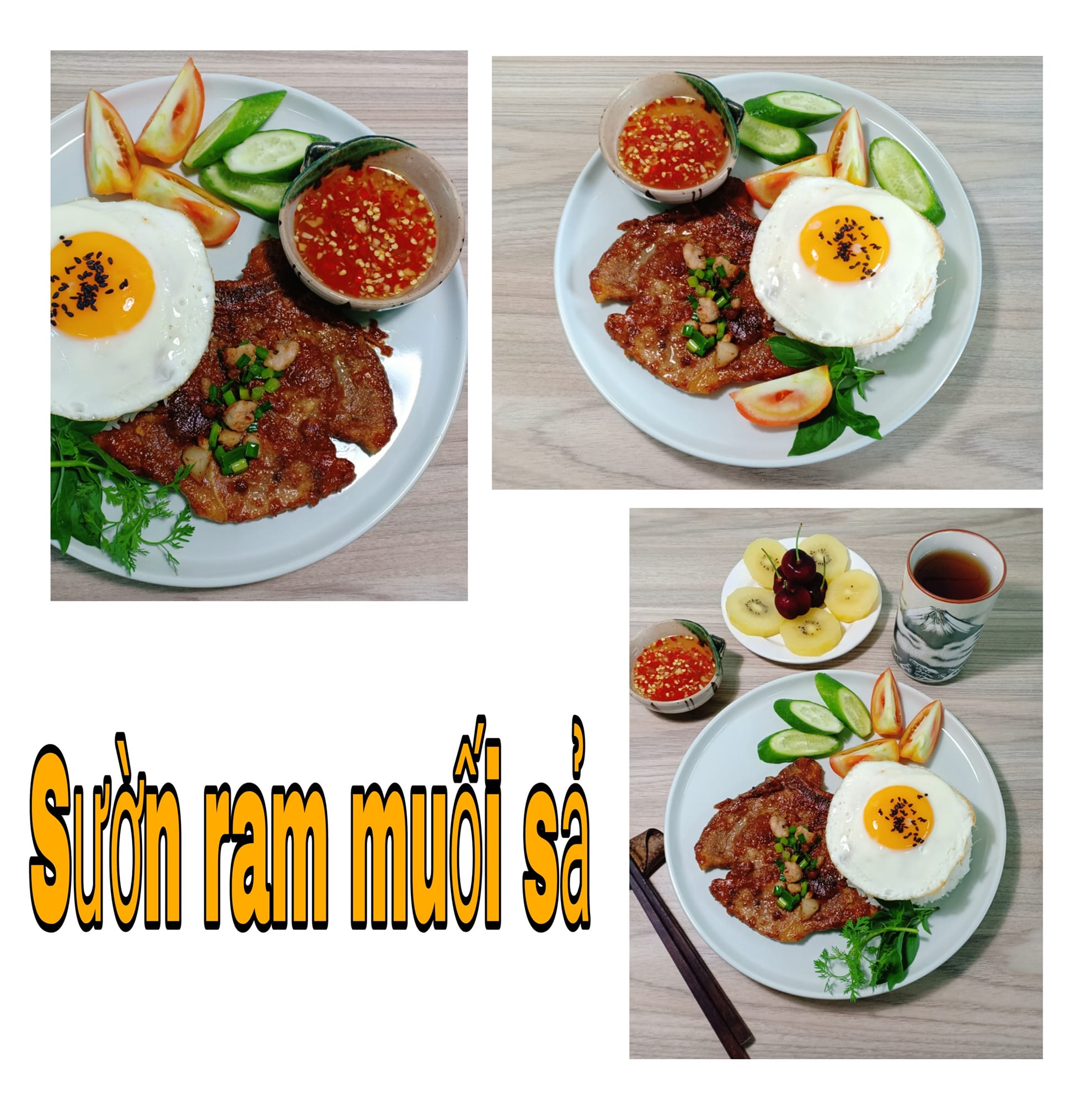 Sườn ram muối xả