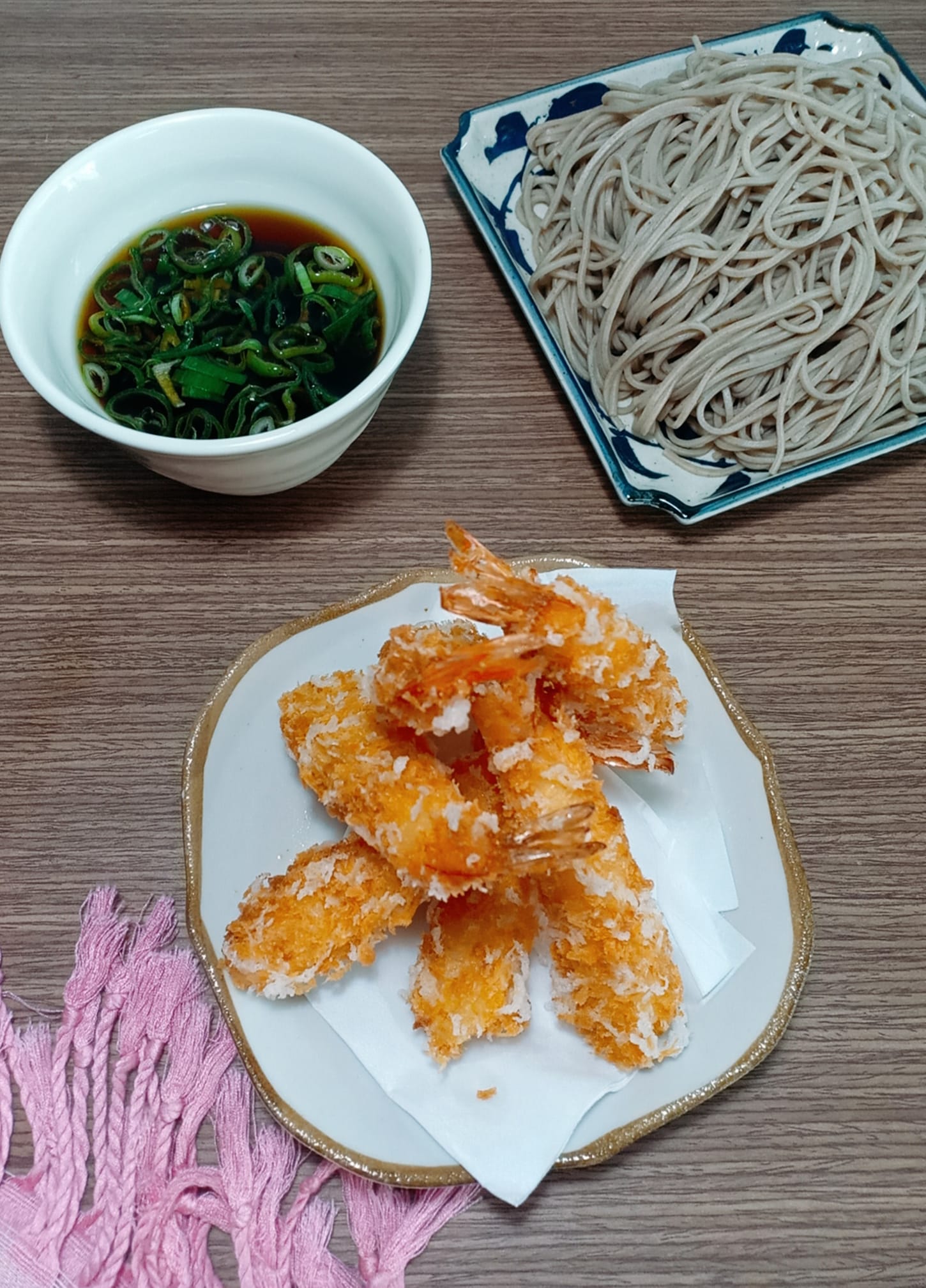 Zaru soba & Ebi fry/Ebi furai