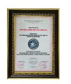Chứng nhận sản phẩm, thương hiệu chất lượng cao