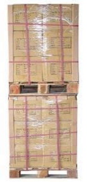 Pallet nửa kiện chứa hàng đóng thùng carton