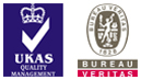 Chứng nhận UKAS + Bureau Veritas