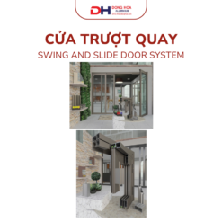 Cửa nhôm trượt quay - Công Ty TNHH Thương Mại Và Dịch Vụ Đông Hoa
