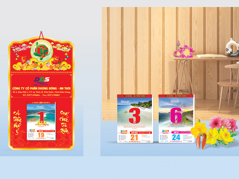 In lịch độc quyền - In An Đông Kim - Công Ty Cổ Phần An Đông Kim