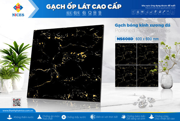 Gạch Nices NS608D - Gạch Men Thành Phát - Công Ty TNHH Thương Mại & Vật Liệu Xây Dựng Thành Phát