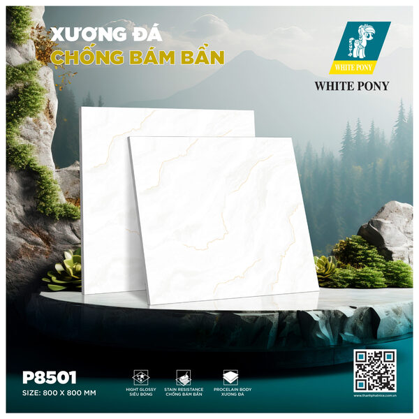 Gạch White Pony P8501 - Gạch Men Thành Phát - Công Ty TNHH Thương Mại & Vật Liệu Xây Dựng Thành Phát