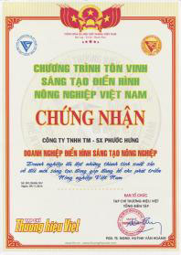  - Phân Bón Phước Hưng - Công Ty TNHH Thương Mại - Sản Xuất Phước Hưng