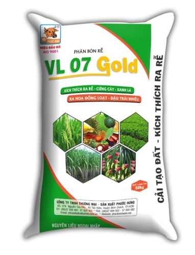 Phân bón VL 07 GOLD - Phân Bón Phước Hưng - Công Ty TNHH Thương Mại - Sản Xuất Phước Hưng