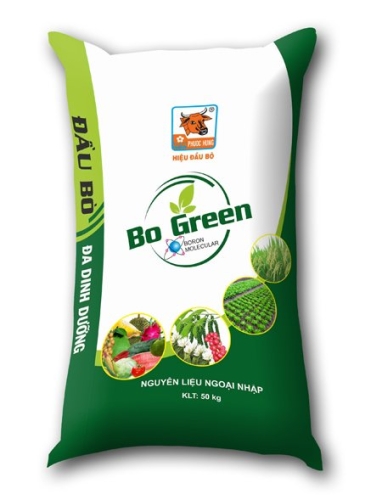 Phân khoáng BO GREEN (16-5-3+5S+TE) (Cây công nghiệp) - Phân Bón Phước Hưng - Công Ty TNHH Thương Mại - Sản Xuất Phước Hưng