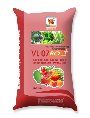 Phân bón VL 07 BO + PLUS - Phân Bón Phước Hưng - Công Ty TNHH Thương Mại - Sản Xuất Phước Hưng