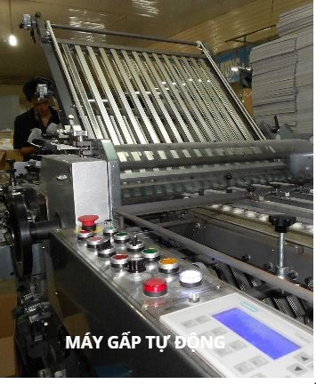 Máy gấp tự động - In ấn Bằng Hữu - Công Ty TNHH TM In Và Quảng Cáo Bằng Hữu