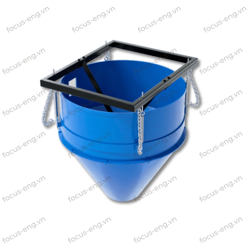 Phễu xã liệu không bụi
