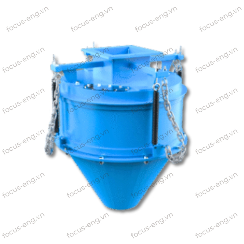 Phễu xã liệu không bụi