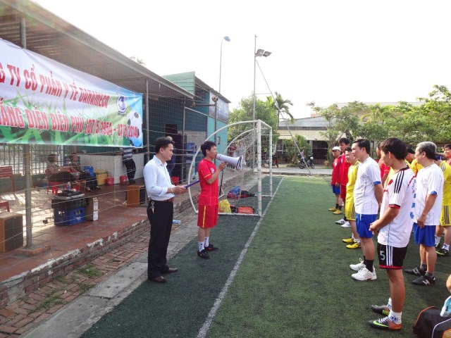 Danameco tổ chức Giải bóng đá Chào mừng kỷ niệm 60 năm chiến thắng Điện Biên Phủ (07/07/1954 - 07/05/2014)