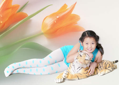 Vớ quần TE s135 chấm bi