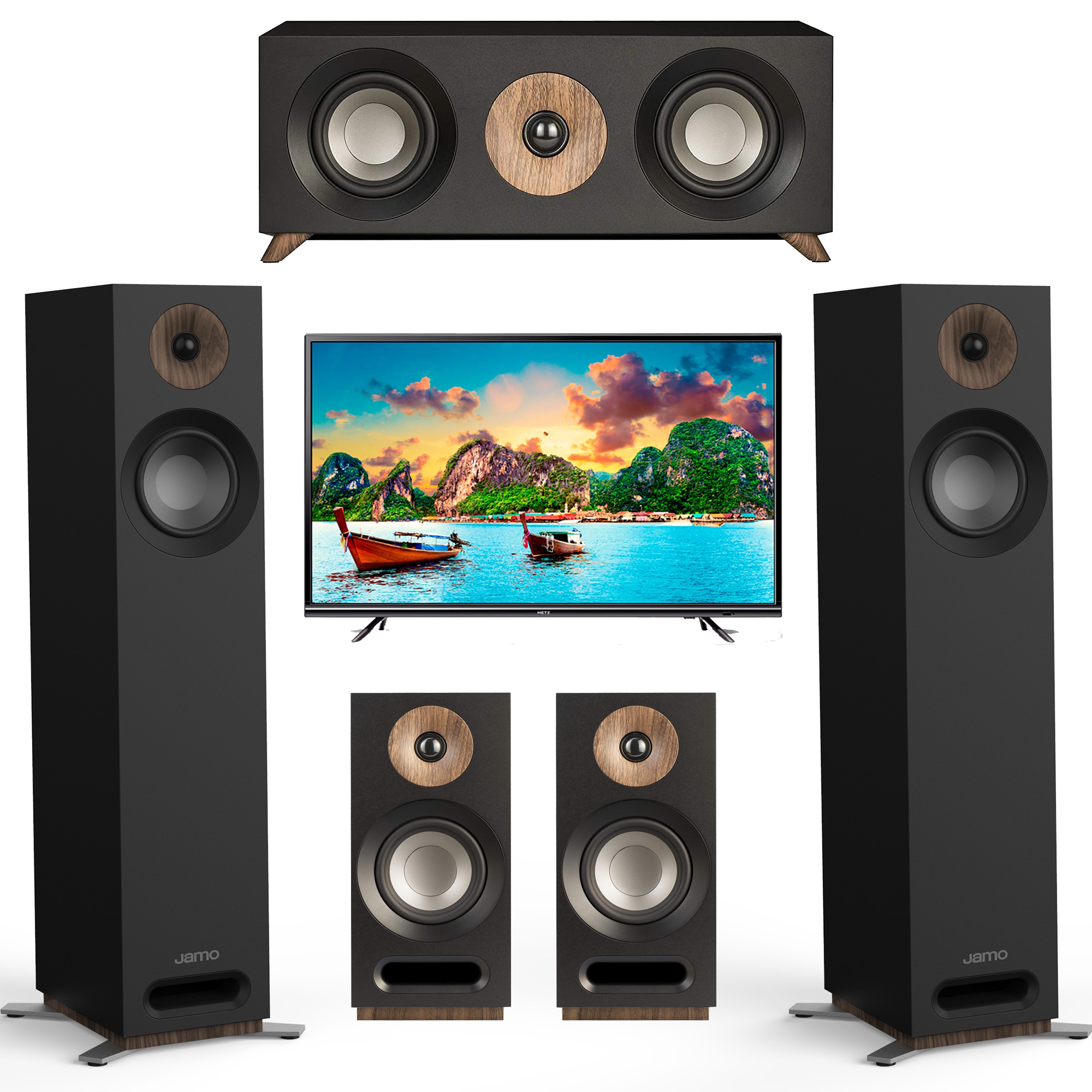 Bộ loa 5.0 Jamo S-805 HCS - Thiết Bị Âm Thanh PC - Công Ty TNHH Một Thành Viên PC