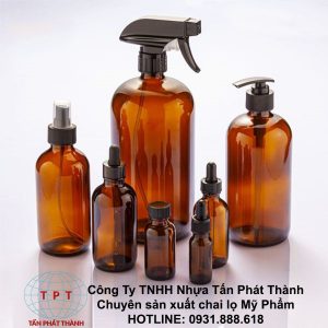 Chai nâu vai bầu nhiều dung tích - Nhựa Tấn Phát Thành - Công Ty TNHH Nhựa Tấn Phát Thành