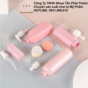 Chai nhựa hồng nhiều kiểu dáng - Nhựa Tấn Phát Thành - Công Ty TNHH Nhựa Tấn Phát Thành