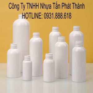 Chai trắng đục vai bầu nhiều dung tích - Nhựa Tấn Phát Thành - Công Ty TNHH Nhựa Tấn Phát Thành