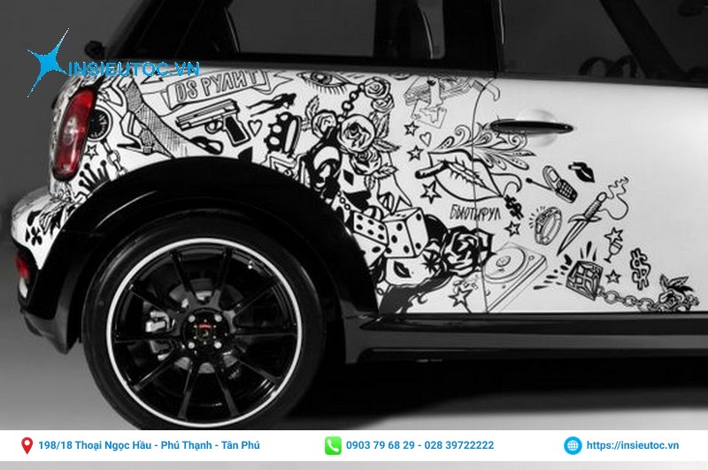In Decal dán xe