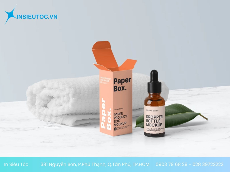 In hộp giấy