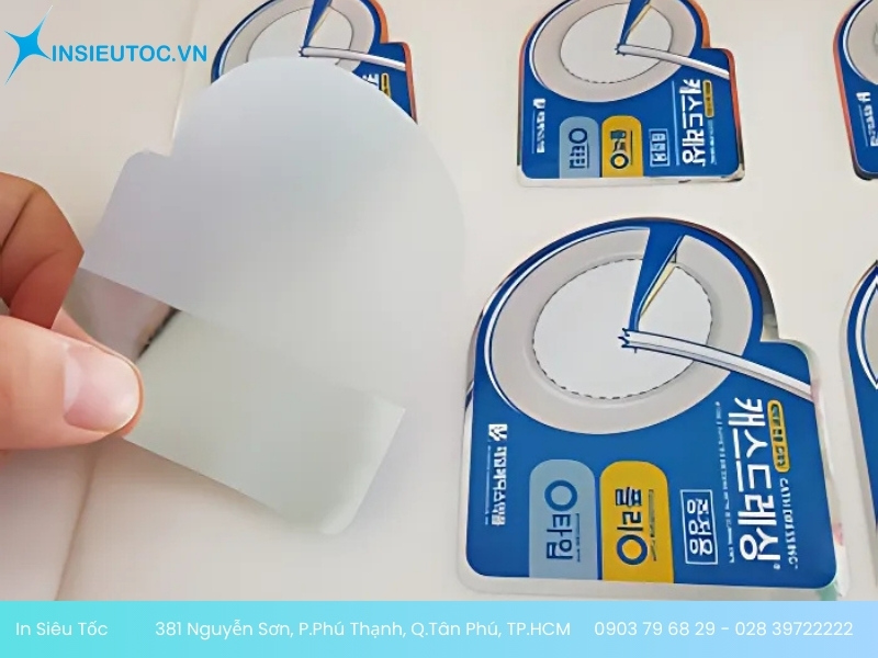 In tem nhãn khử keo