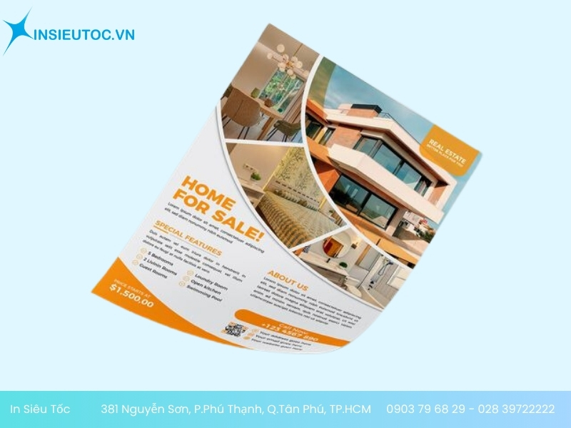 In tờ rơi bất động sản