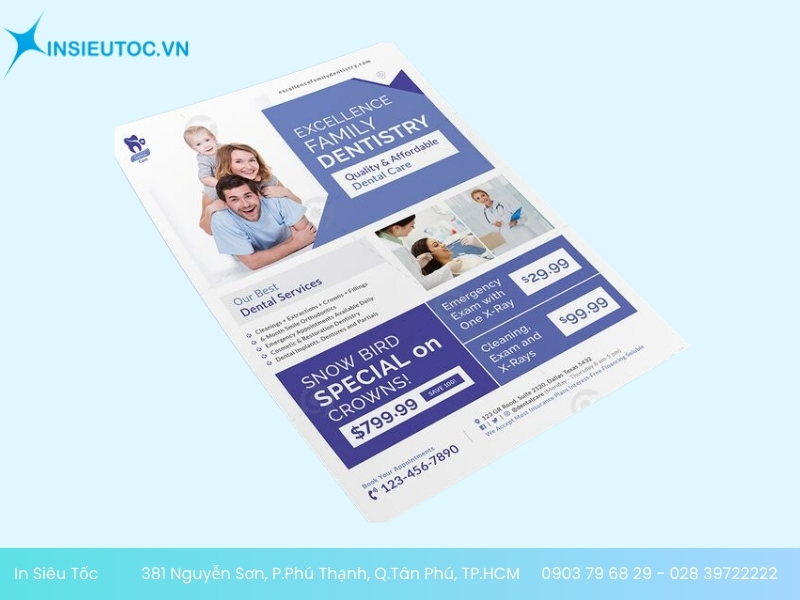 In tờ rơi nha khoa