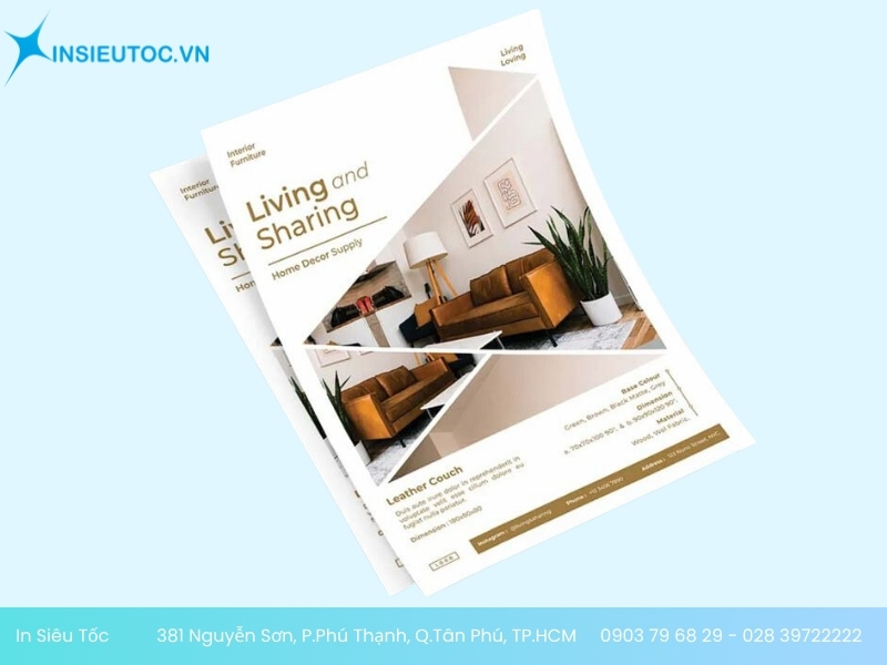 In tờ rơi nội thất
