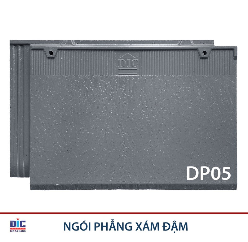Ngói phẳng xám đậm