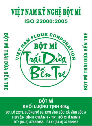 Bột mì trái dừa Bến Tre - Bột Mì Vikybomi - Công Ty CP Việt Nam Kỹ Nghệ Bột Mì