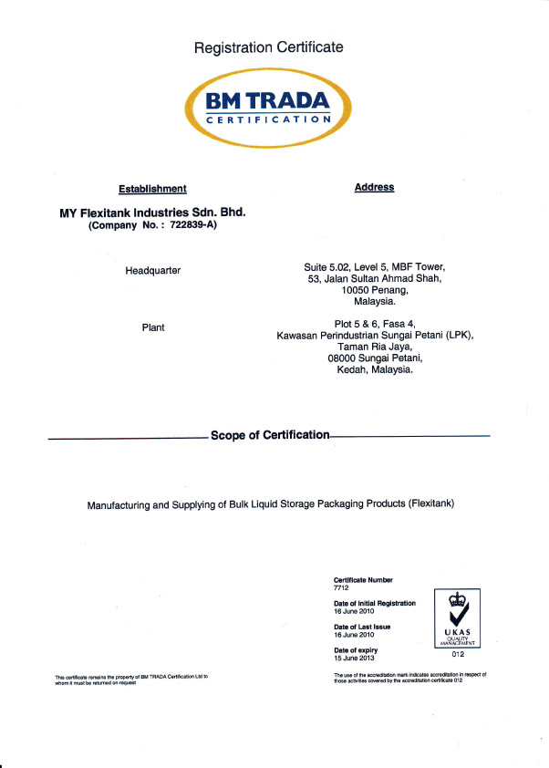 BM Trada Certificate - Công Ty TNHH An Sinh An