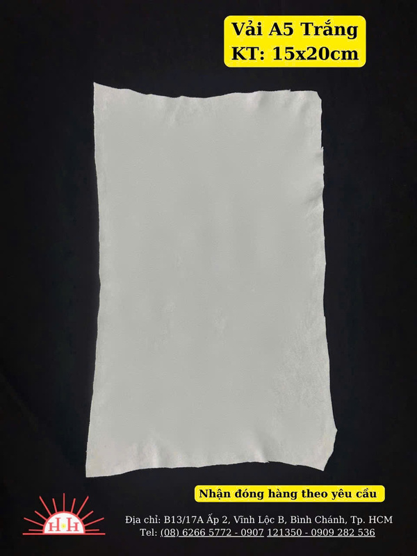 Vải trắng A5