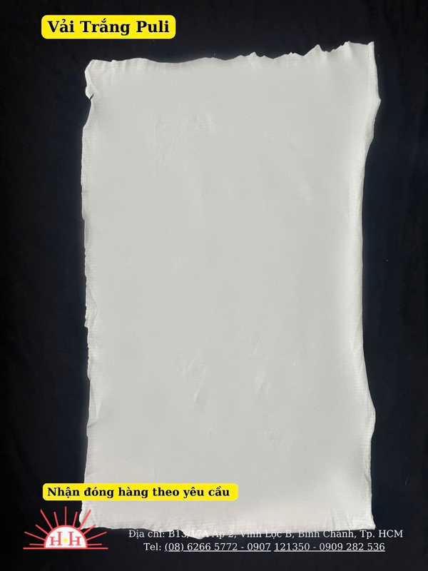 Vải trắng Puli