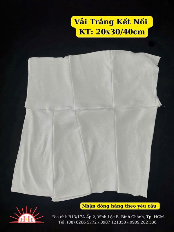 Vải trắng kết nối