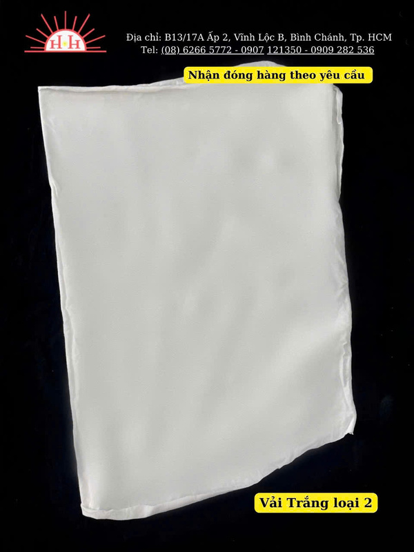Vải trắng loại 2