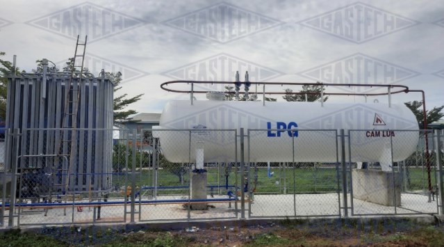 Dự án Trạm LPG Long An - Công Ty TNHH SX TM DV Kỹ Nghệ Gas Và Máy Công Nghiệp