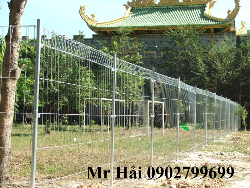 Hàng rào gập tam giác 2 đầu - Lưới Hàn Thiên Phú - Công Ty Cổ Phần Lưới Hàn Thiên Phú