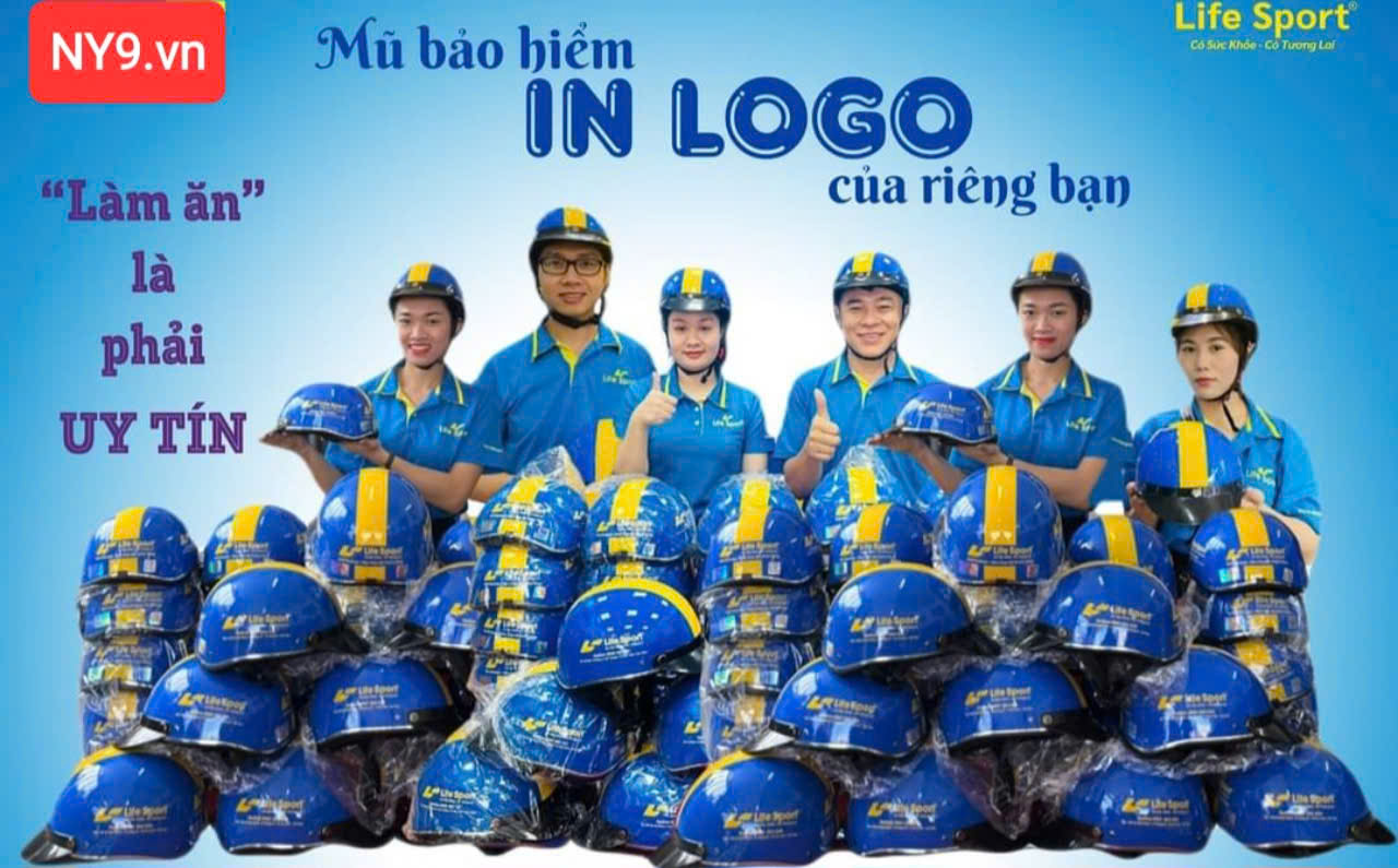 Mũ bảo hiểm logo doanh nghiệp