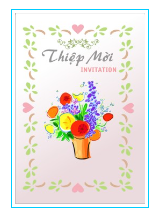 Thiệp mời - Công Ty TNHH Mỹ Thuật Thanh Nhã