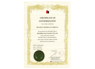 Chứng chỉ, chứng nhận - Thiết Bị PCCC Trần Duy - Công Ty Cổ Phần Thương Mại Trần Duy