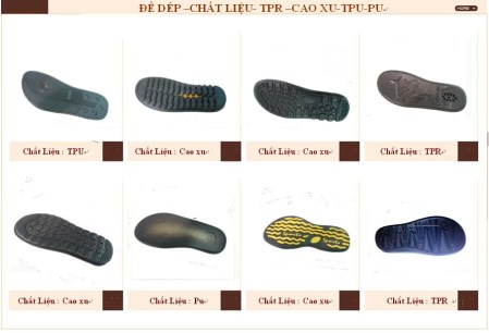 Phụ liệu giày dép - Giày Gia Định - Công Ty TNHH Giày Gia Định