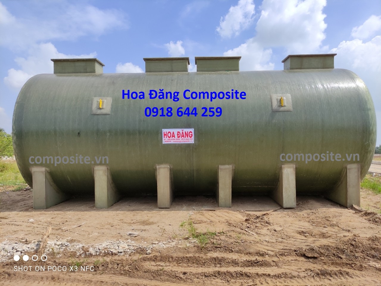 Bồn Composite - Bồn composite Hoa Đăng - Công Ty TNHH Sản Xuất Thương Mại & Dịch Vụ Kỹ Thuật Hoa Đăng