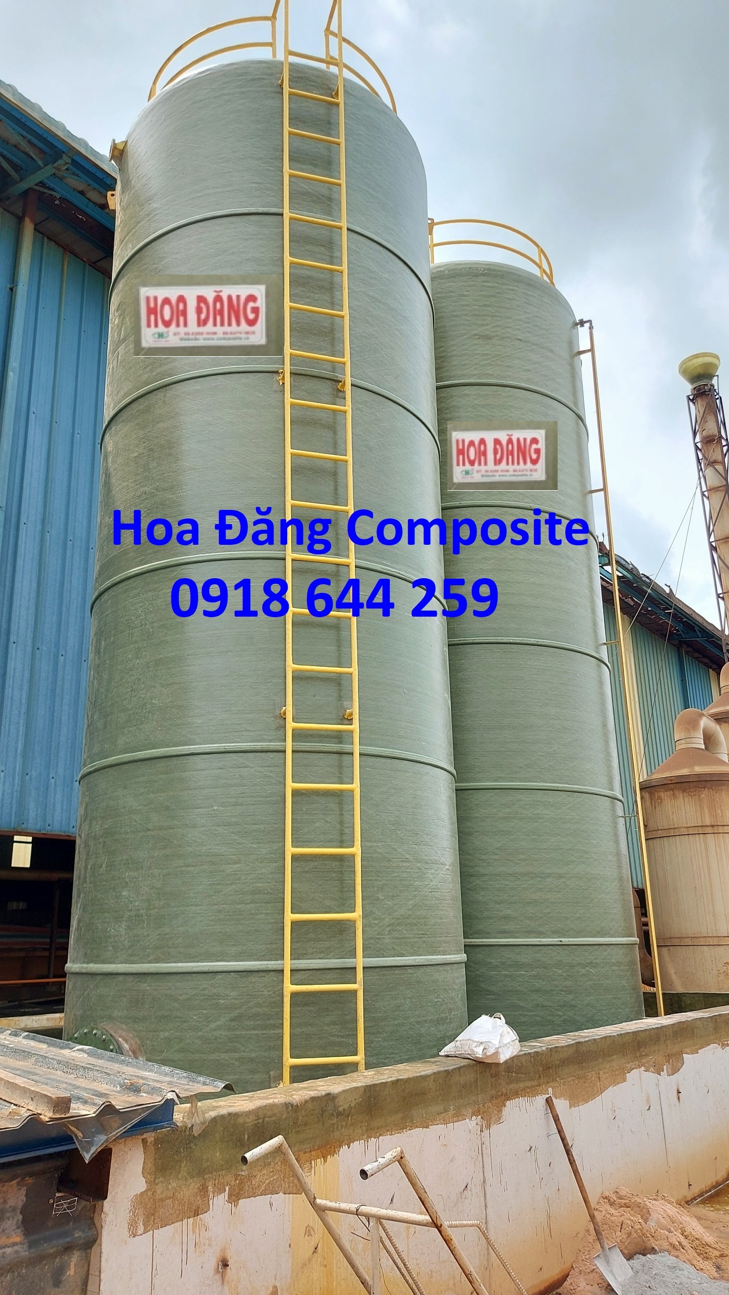 Bồn composite chứa H2SO4