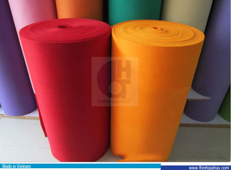 Vải xăm kim dạng cuộn