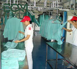 Giặt đồ vải ngành y tế