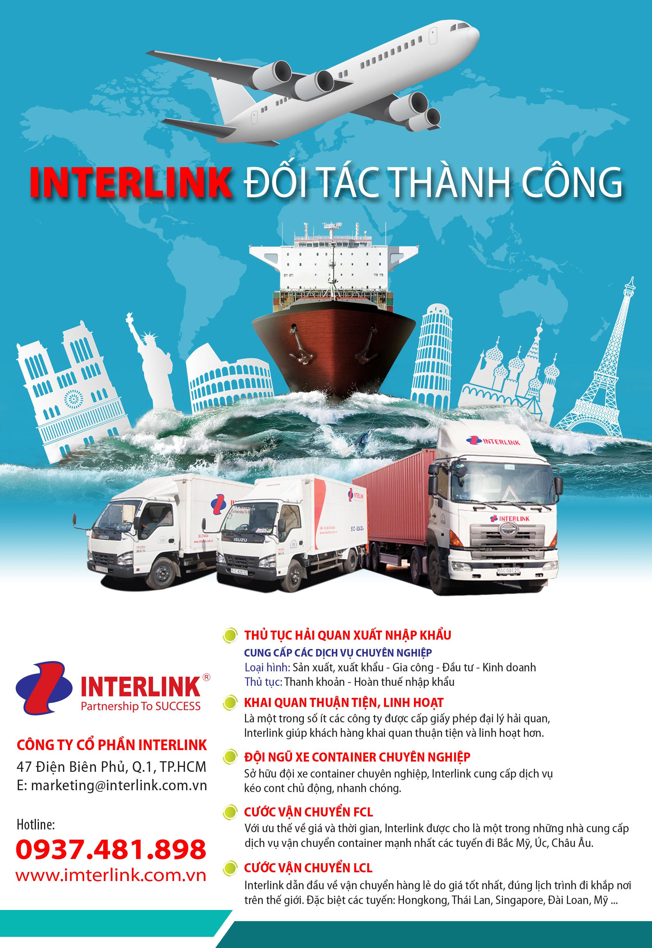 Vận chuyển hàng hóa nội địa - INTERLINK LOGISTICS - Công Ty Cổ Phần INTERLINK