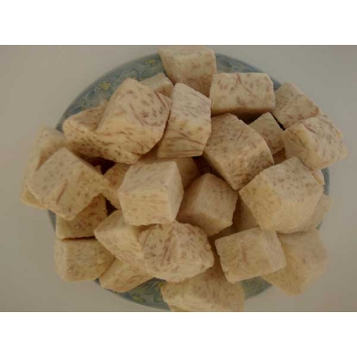 Khoai môn luộc cắt khúc đông lạnh - Dalat Natural Foods - Công Ty Cổ Phần Chế Biến Thực Phẩm Đà Lạt Tự Nhiên