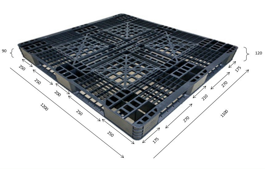 Pallet nhựa 1000x1200mm