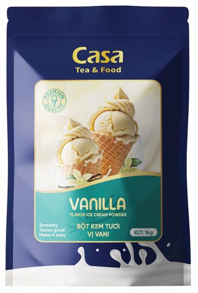 Bột kem tươi 1kg - Trà Và Nguyên Liệu Pha Chế Casa - Công Ty TNHH Casa