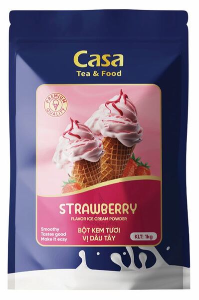 Bột kem tươi 1kg - Trà Và Nguyên Liệu Pha Chế Casa - Công Ty TNHH Casa